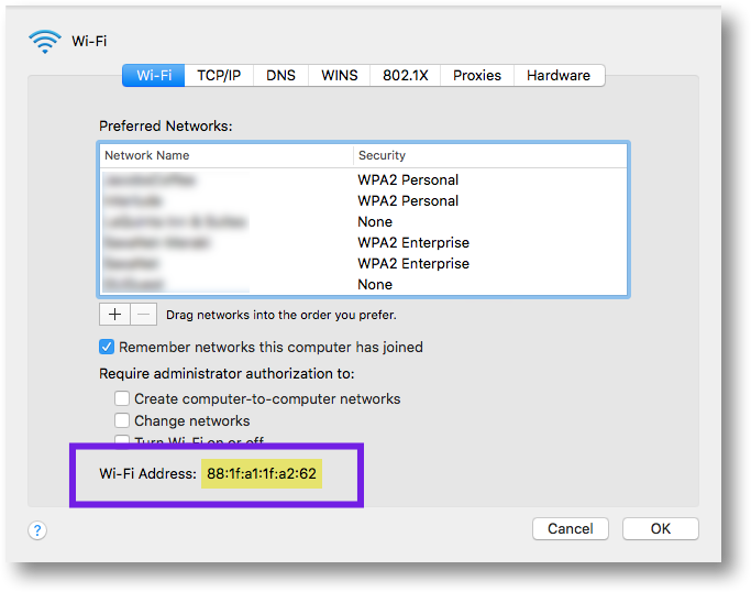 How to find the mac address for echo dot